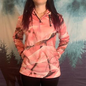 Huntworth pink camo hoodie
